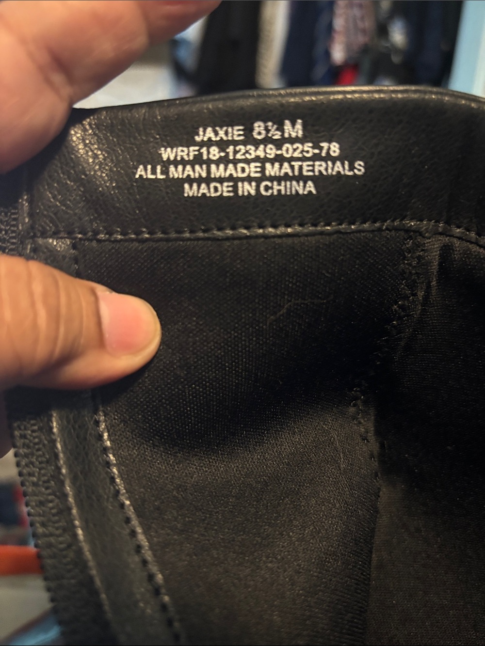 Classic Black Mid-Calf Buckle Heeled Boots - Picture 5 of 5
